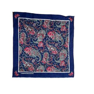 New Traditional Paisley Pattern Bandana Pocket Square Cover Up